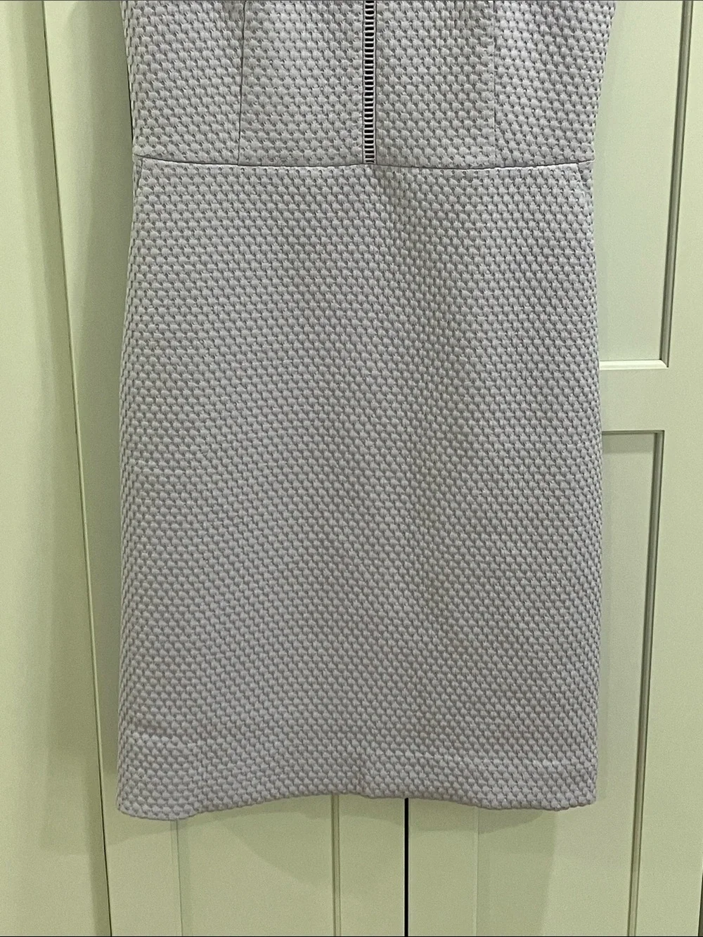 NWT J. Crew Portfolio Lilac Purple Polyester Sleeveless Midi Dress - Picture 4 of 11